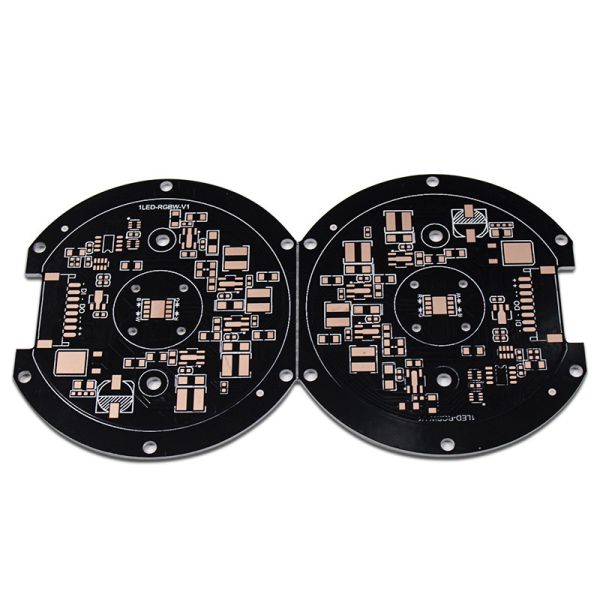 Round LED Light PCB Circuit Board PCBA OEM ODM Manufacturer