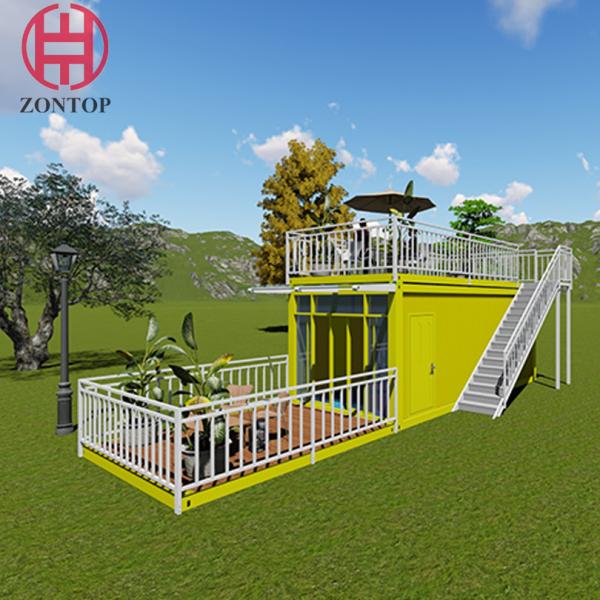 Zontop 20ft 40ft Luxury Modern Portable Fully Furnished Prefabricated Storage