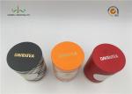 Art Paper Cylinder Packaging Box , T - Shirt Tube Packaging For Clothing