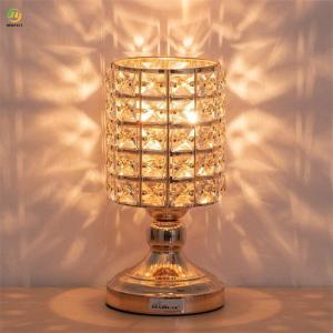Wholesale 60W Metal Bedside LED Crystal Table Lamp E26 Bulb Base from china suppliers