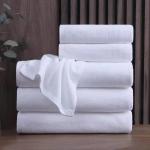 400gsm 70x140cm Hotel White Cotton Bath Towel Home Bathroom Accessories