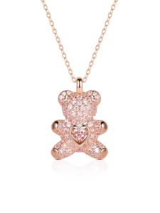 Wholesale Top quality Stainless Steel Bear Pendant Necklace Personalized Necklace Jewelry Women Gifts from china suppliers