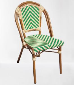 Wholesale Outdoor furniture set aluminum Bamboo look Garden Ratan wicker Chair Outdoor restaurant chair---6202 from china suppliers