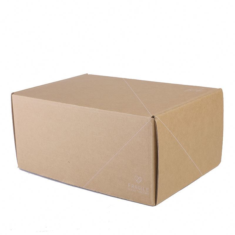 Customized Shape Flat Paper Clothing Shipping Box Recyclable For Clothes Packaging