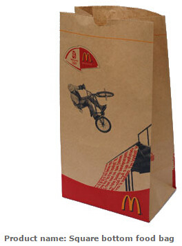 Toast Bread Bakery Packaging Bag Opp Bakery Bag,Toast Bread Packing Bag Custom Printed Food ,Food kraft paper bag/baguet