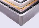 Anti Corrosion Brushed Aluminium Skirting Board For Curved Wall Decoration