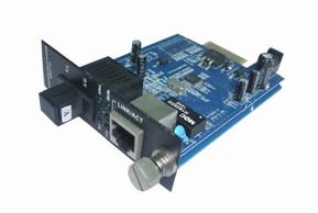 Wholesale 1 fiber +1 rj45 port 10 100mbps inner card of fiber ethernet media converter from china suppliers