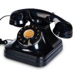 Charging Wedding Audio Guest Book Black Vintage Phone Voice Recorder For Keep