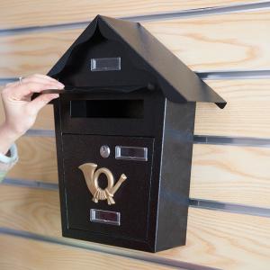 Wholesale Waterproof Letterbox Garden Durable Residential Wall Mounted Steel Mailbox from china suppliers
