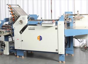Wholesale 480mm Cross Fold Electric Paper Folding Machine With 12 Buckle Plates from china suppliers