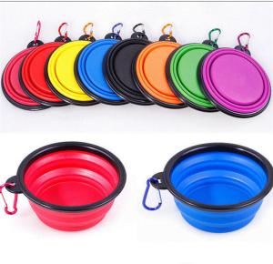 Wholesale Portable 80g Pet Feeder Bowl 13cm Collapsible Water Bowl from china suppliers