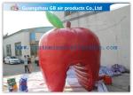 Fashionable Red Custom Inflatable Apple , Large Inflatable Advertising Products
