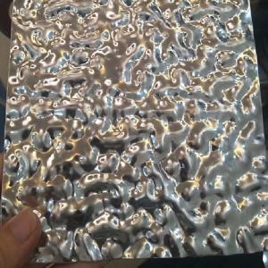 Wholesale 304 Stainless Steel Water Ripple Sheets thickness 0.3 - 2.5mm SS Sheet Water Wave Sheet from china suppliers