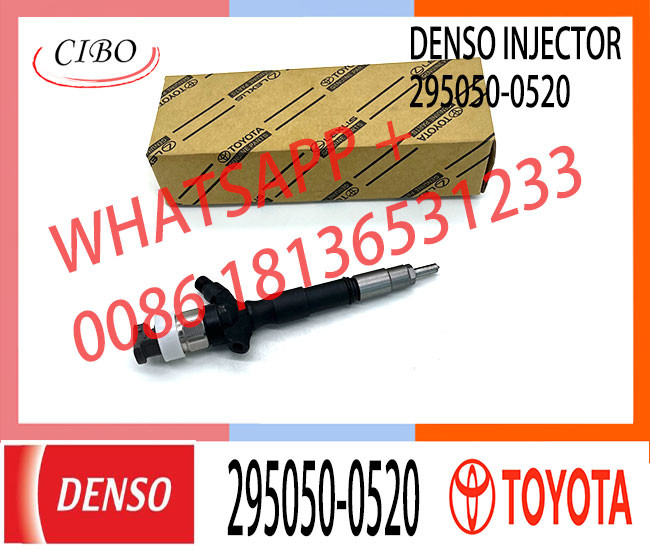 Diesel Fuel Injector Common rail injector 23670-39365 23670-0L090 295050-0180 295050-0520 For Toyota Hilux 2KD/1KD-FTV 1