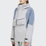 Waterproof Woven Wind Running Sports Track Jackets Multi Pocket Male Knit Cargo