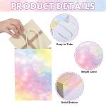 CMYK 4 Color Offset Printing Tote Boutique Gift Carry Paper Shopping Bag