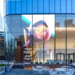 2K-4K Transparent Glass Led Display Full Color Tube Chip Commercial LED Screen
