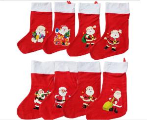 Wholesale 16inch Christmas Santa Stocking Plush Gift For Christmas Holiday Celebrate from china suppliers