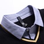 Guangzhou Business Office Sweater Knit Pullover Embroidery Formal Polo Neck