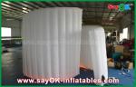 Party Photo Booth 210D Oxford Fabric Inflatable White Spiral Wall For Photo