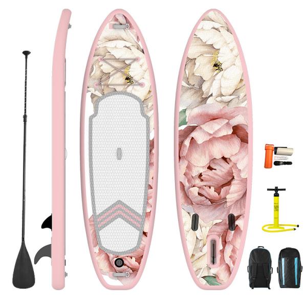 OEM direct manufacturer full flower printing SUP paddleboard inflatable stand up