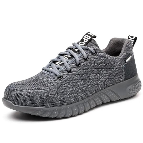 Sport Steel Toe Mens Work Boots , Breathable Labor Protection Shoes For Security