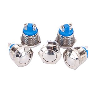 Wholesale Screw Reset 16mm 19mm Metal Push Button Switch For Kitchen Hood from china suppliers