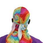 Satin Men Stretchy Cap Hip Hop Design Durag