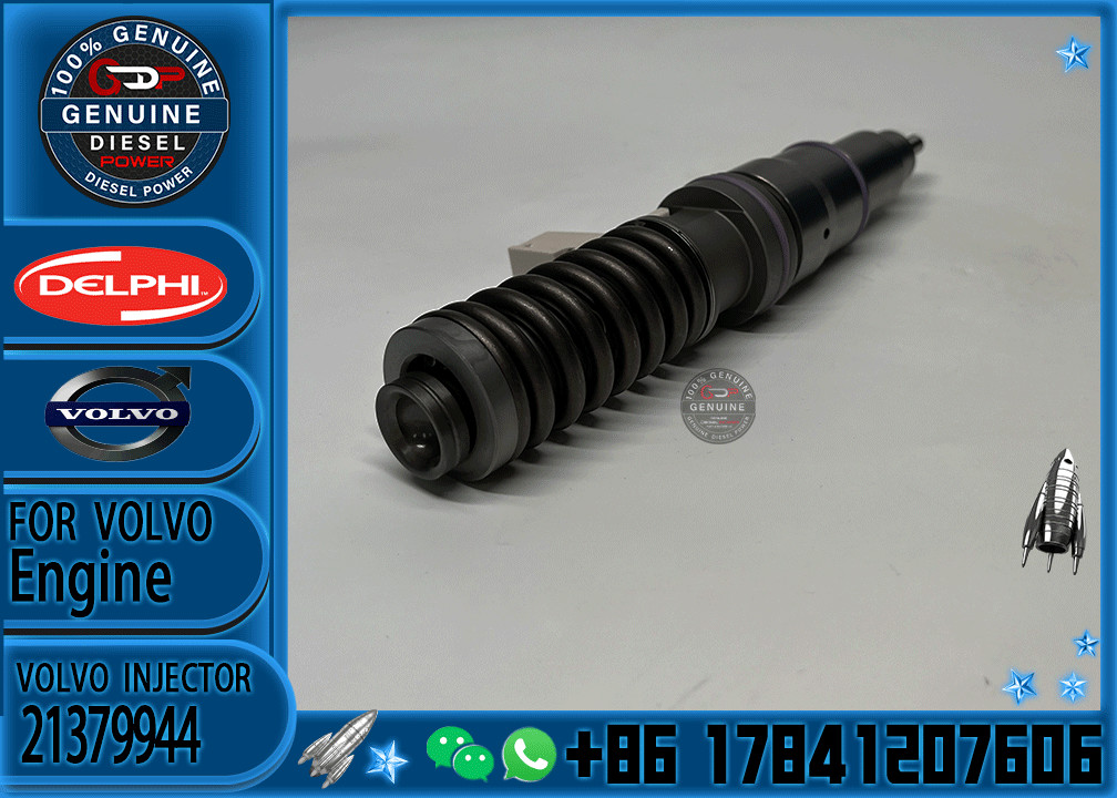 High Quality Factory Price Common Rail Fuel Injector Part No.BEBE4D26002 21379944 for Volvo Trucks