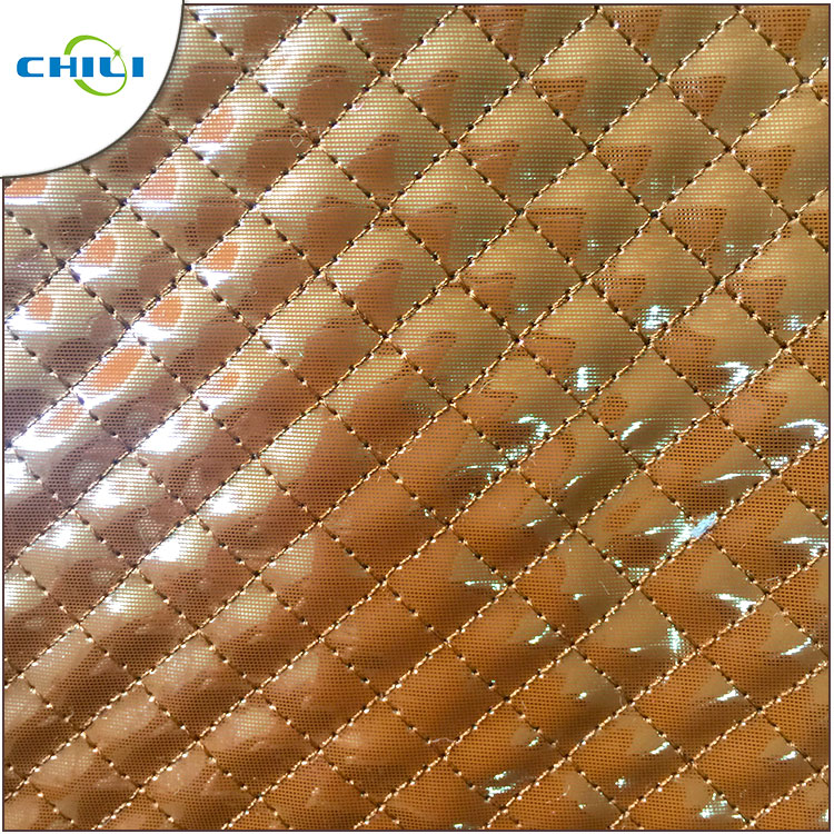 OEM Synthetic Leather Fabric Waterbase Vegan Smooth Tough Flexibility Foiled