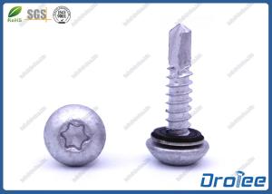 Wholesale Disgo Stainless 410 Torx Round Head Self Drilling Tek Screws w/ Bonded Sealing Washer from china suppliers