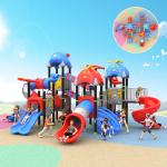 Game Structure Colorful Preschool Play Playground Equipment Outdoor Amusement