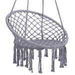 Swing Max 330 Pounds Outdoor Hanging Swing Cotton Hammock Chair
