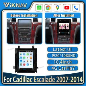 Wholesale 10.4 Inch Head Unit For 2007-2014 Cadillac Escalade Navigation GPS Multimedia DVD Player Android Wireless Carplay 4G from china suppliers