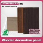 Bamboo Charcoal Wood Veneer Wood Grain Wood Charcoal Board Waterproof Pvc Wall