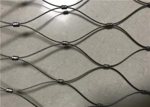 Wholesale Ferruled Stainless Steel Wire Rope Mesh Peacock Fencing from china suppliers