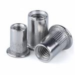 M8 Zinc Plated Knurled Tubular rivet Nut