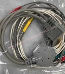 BJ-901D Nihon Kohden EKG ECG Cable 10 Leads Wires 15 Pins Needle European