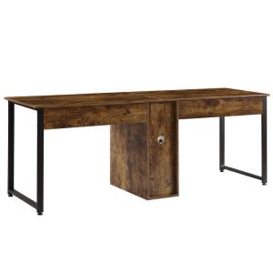 Wholesale MDF Desktop Home Office 2 Person Workstation Desk 68.35lbs Weight from china suppliers