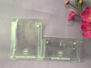 Wholesale Heat Seal PVC Transparent Bag , Eco Friendly Clear PVC Button Bag from china suppliers