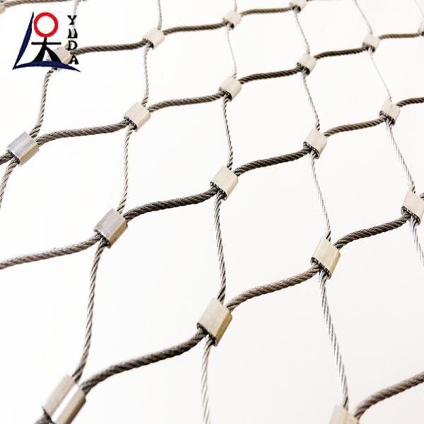 SS304 316 Stainless Steel Welded Wire Mesh Safety Flexible Ferrule Cable Wire