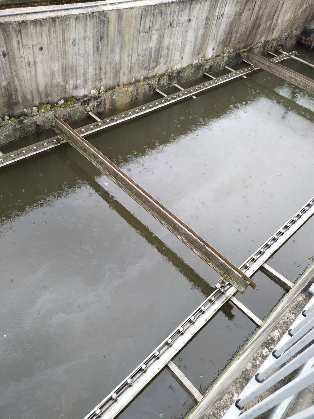 4.5m Travelling Bridge Sludge Scraper Non Metallic Chain Plate Scraping Material