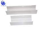 Vinyl Rain Gutters Plastic PVC Rain Gutters Pipes OEM For Roof
