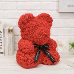 2021 artificial preserved roses Teddy Roses Bear for Valentines Day Gift rose