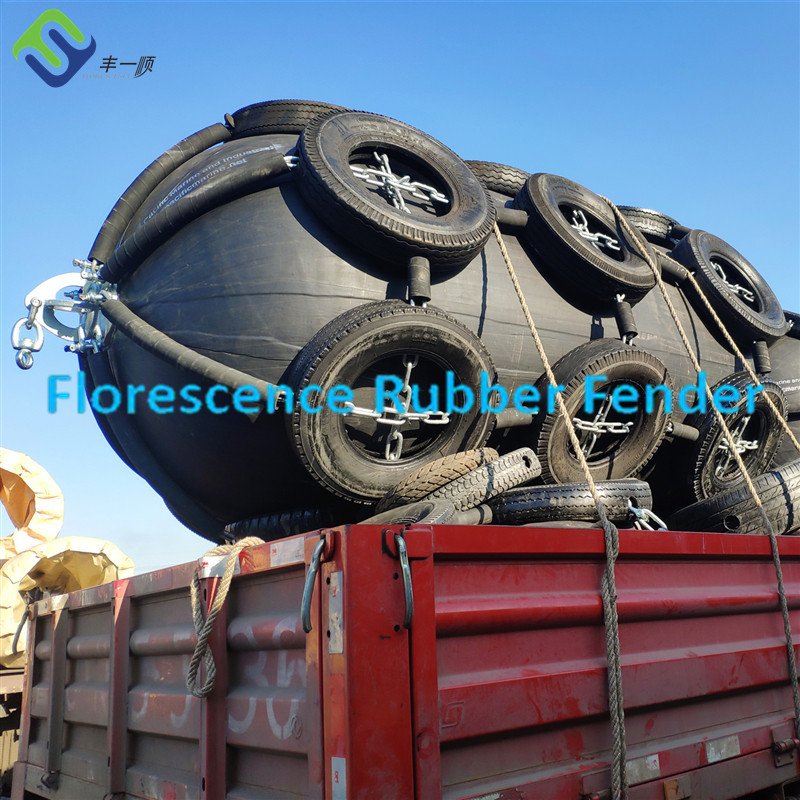 Fluorescence Floating Inflatable Dock Tire Chain Pneumatic Rubber Fender