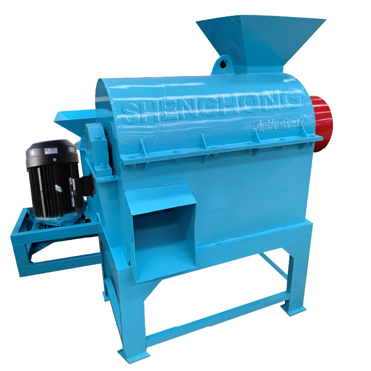 High Efficiency 1-3T/H Animal Manure Organic Fertilizer Semi-wet Material Crusher Stainless Steel