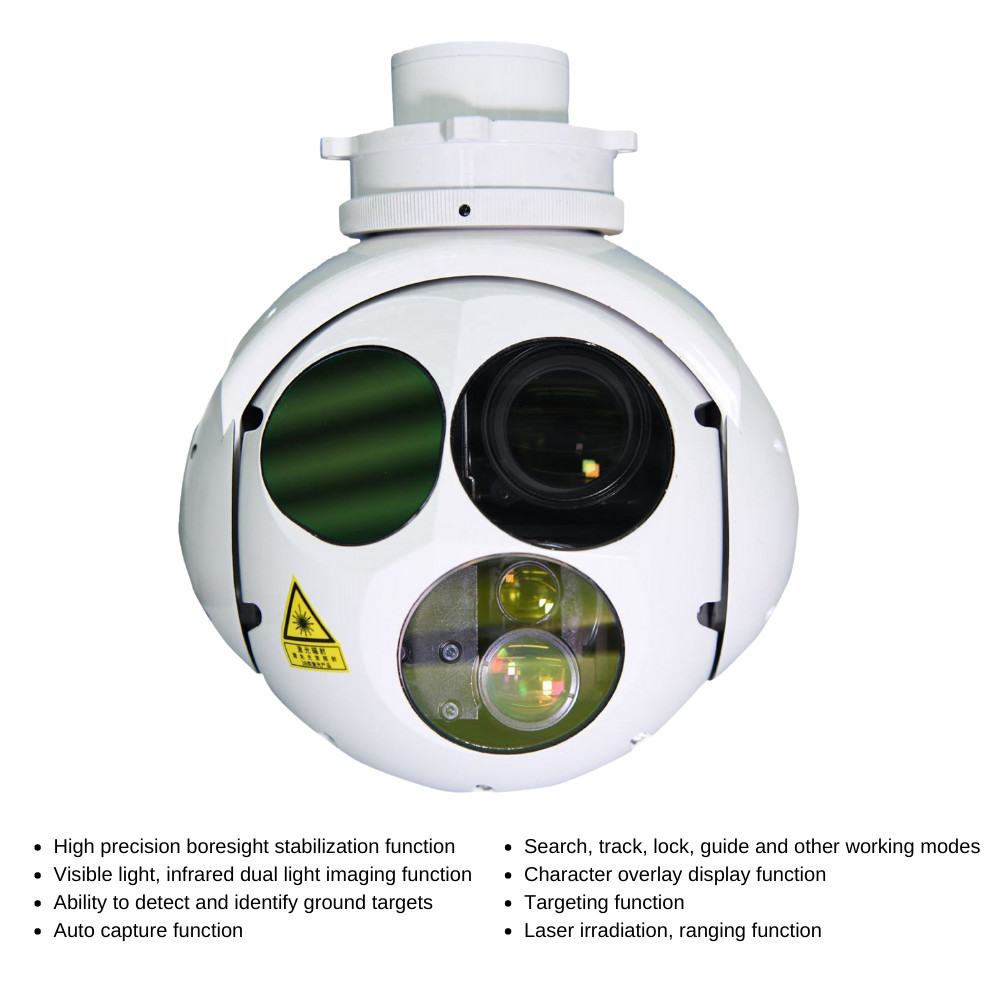​640X512 Thermal Drone Pods gimbal High Precision Boresight Stabilization HXTS03