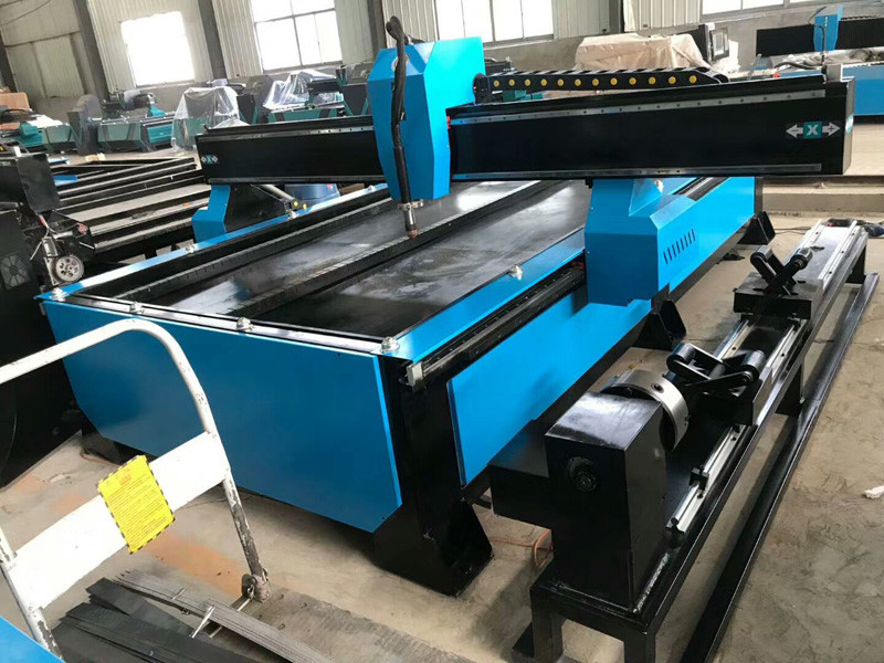 3m CNC Pipe Plasma Plate Cutting Machine LGK 200A Water Cooled