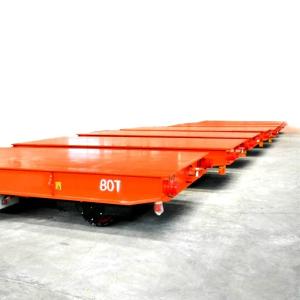 Wholesale 150t Electric Trackless Flat Bed Transfer Carts for Workshop/Steel Factory from china suppliers
