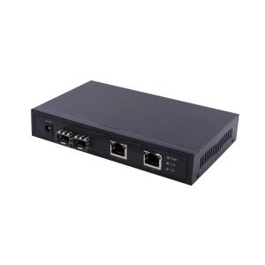 Wholesale Auto MDI/MDIX Gigabit Fiber Switch , 2 RJ45 Fiber Optic Managed Switch 10/100/1000Mbps from china suppliers